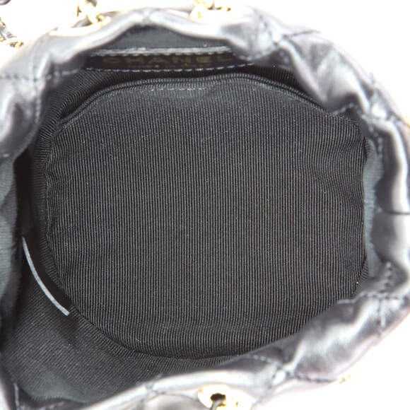 Chanel Drawstring Round Bucket Bag #149744C23B - Picture 7 of 9
